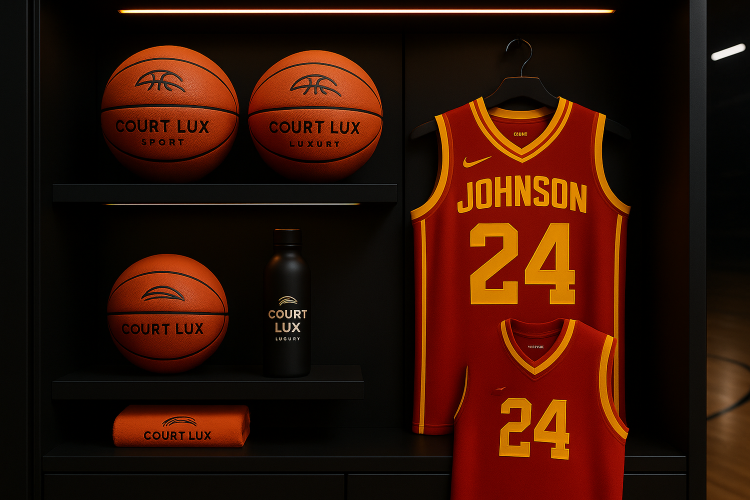 Court Lux Basketball T-Shirts & Custom Prints