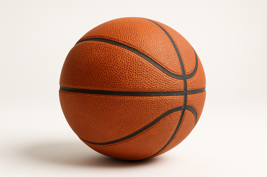Outdoor Rubber Basketball white background